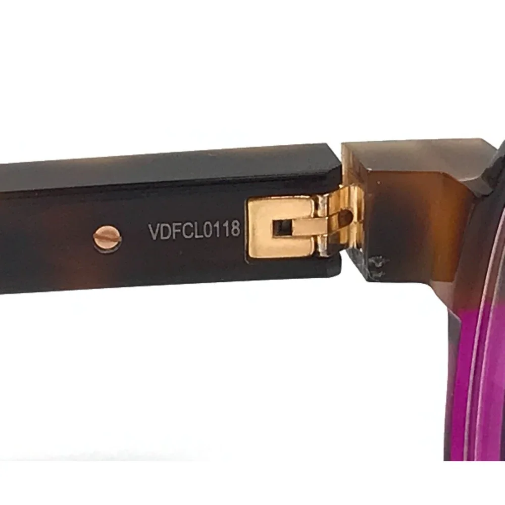 Etnia Barcelona Eyeglasses Frames CHROMA N40 HVVI Havana Violet Purple 48-20-140